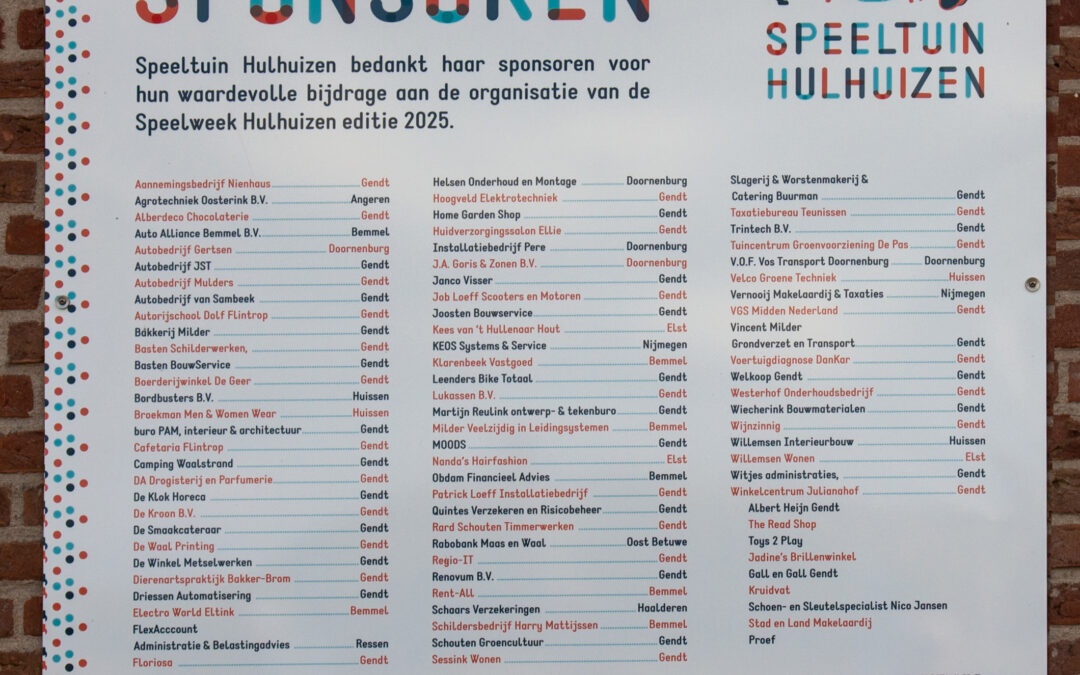 Sponsorbord 2025